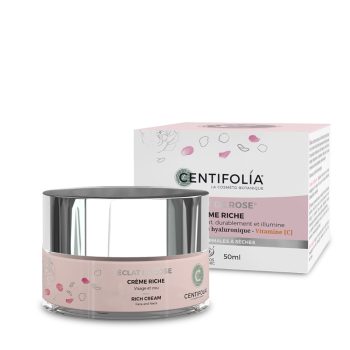 Creme para pele seca rosto. Pele desidratada. Pele sensível. Vitamina C Ácido hialurónico e extrato de rosa